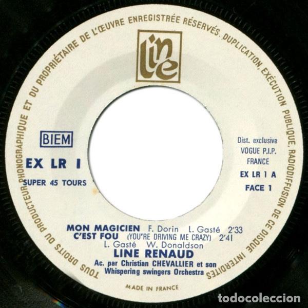 Discos de vinilo: Mon Magicien - Line Renaud - Foto 3