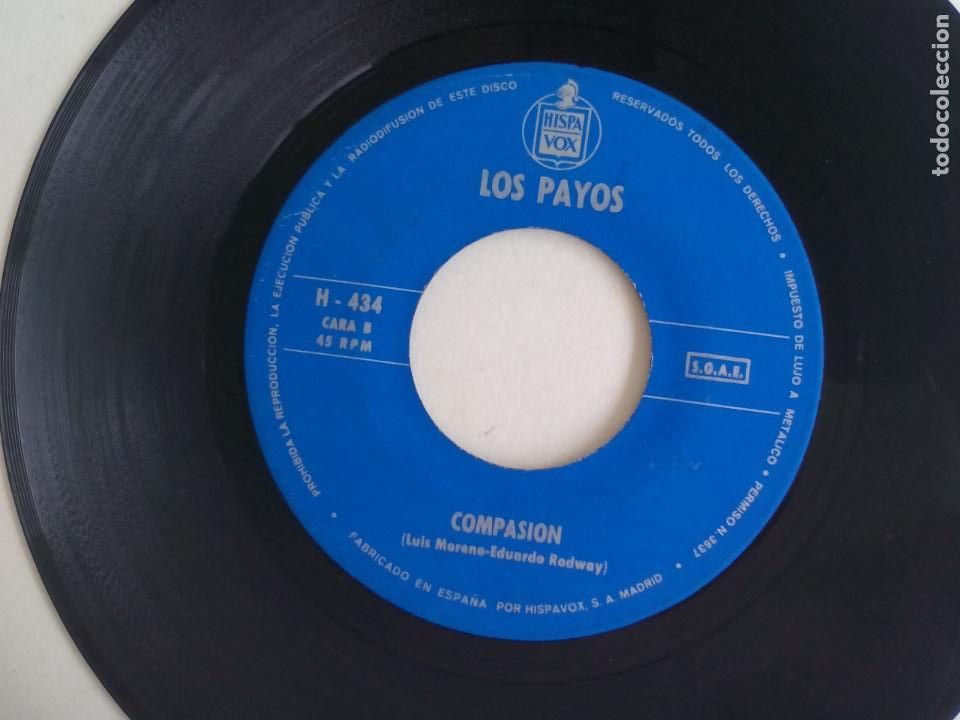 Discos de vinilo: LOS PAYOS. MARIA ISABEL. COMPASION. HISPAVOX. 1969 - Foto 5
