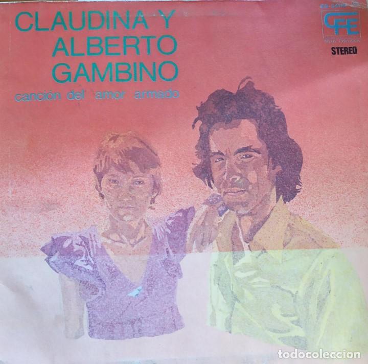 Dischi in vinile: CLAUDIA Y ALBERTO GAMBINO-CANCION DEL AMOR ARMADO