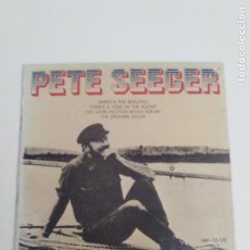 Discos de vinilo: PETE SEEGER AMERICA THE BEAUTIFUL + 3 ( 1970 MOVIEPLAY ESPAÑA )