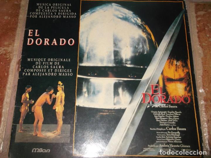 Discos de vinilo: BSO DE LA PELICULA EL DORADO-PORTADA ABIERTA - Foto 1