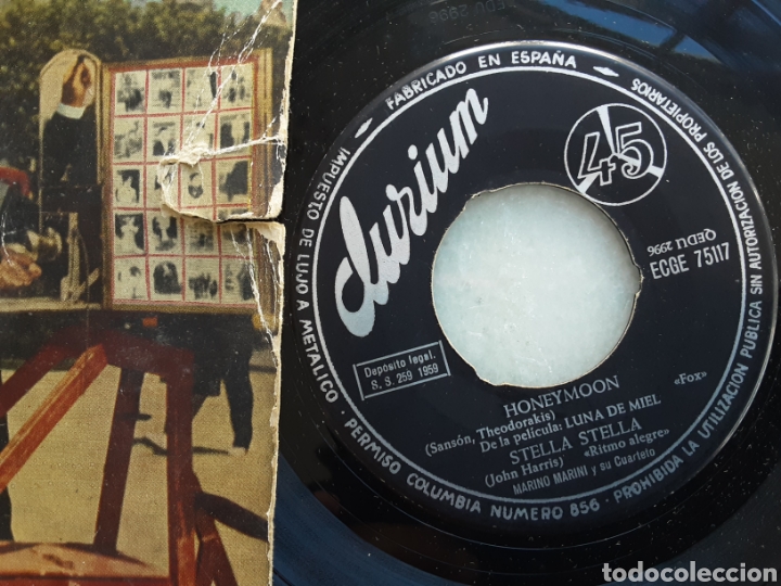 Discos de vinilo: marino marini Ep luna de miel+3 - Foto 2