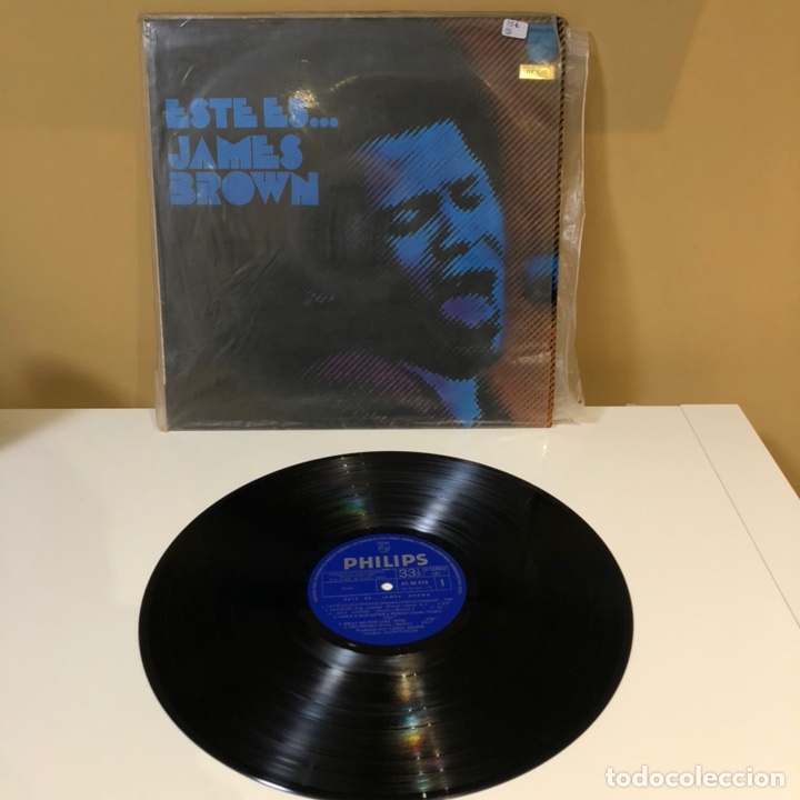 Discos de vinilo: Disco de vinilo lp. Este es James Brown. - Foto 1