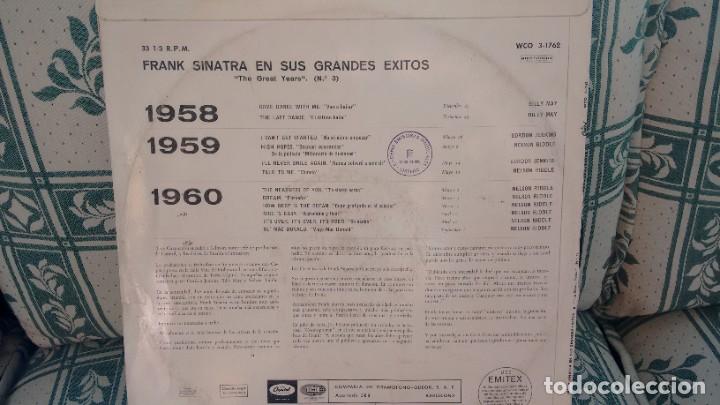 Discos de vinilo: LP ( VINILO) DE FRANK SINATRA A&Ntilde;OS 60 - Foto 2
