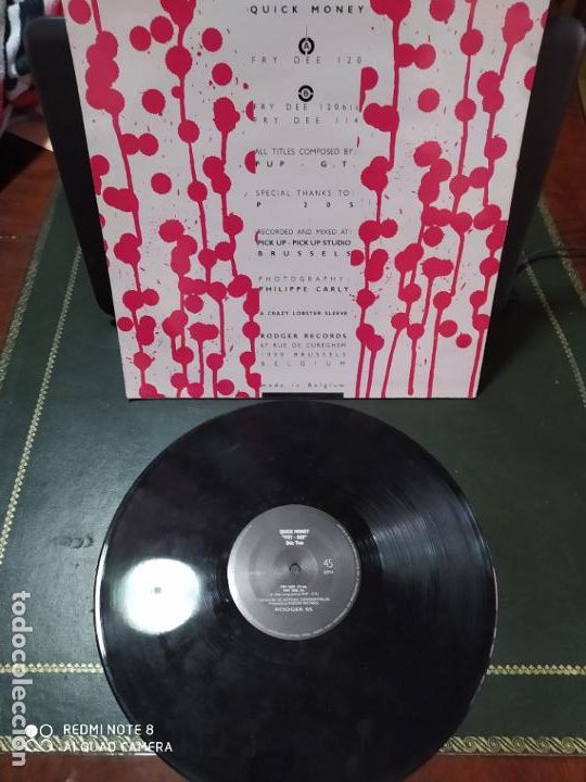 Discos de vinilo: MAXI SINGLE DISCO VINILO FRY DEE QUICK MONEY - Foto 2