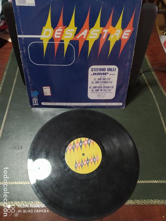 Discos de vinilo: MAXI SINGLE DISCO VINILO STEFANO VALLI JUMP - Foto 2