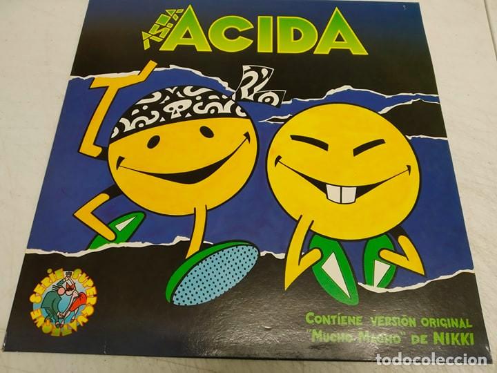 Discos de vinilo: Aspa Acida --techno dance - Foto 1