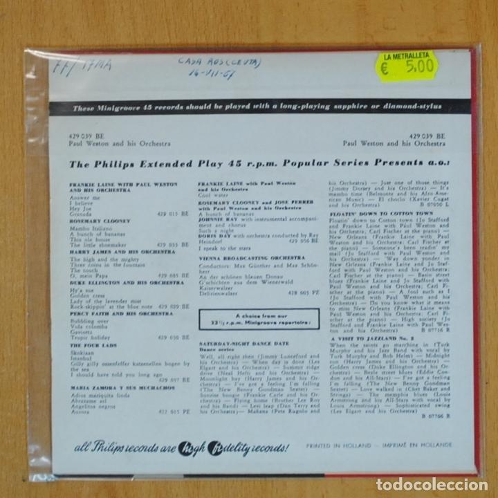 Discos de vinilo: PAUL WESTON - STARDUST + 3 - EP - Foto 2