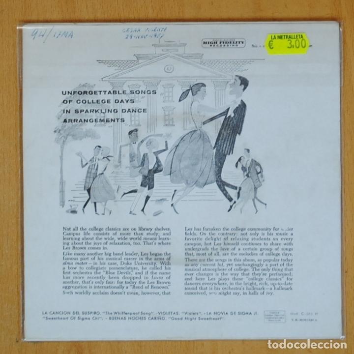Discos de vinilo: LES BROWN - COLLEGE CLASSICS PART 1 - EP - Foto 2