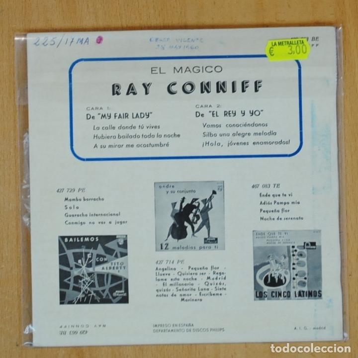 Discos de vinilo: RAY CONNIFF - MY FAIR LADY / EL REY Y YO - SINGLE - Foto 2