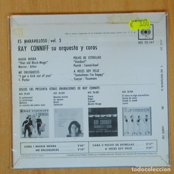 Discos de vinilo: RAY CONNIFF - MAGIA NEGRA + 3 - EP - Foto 2