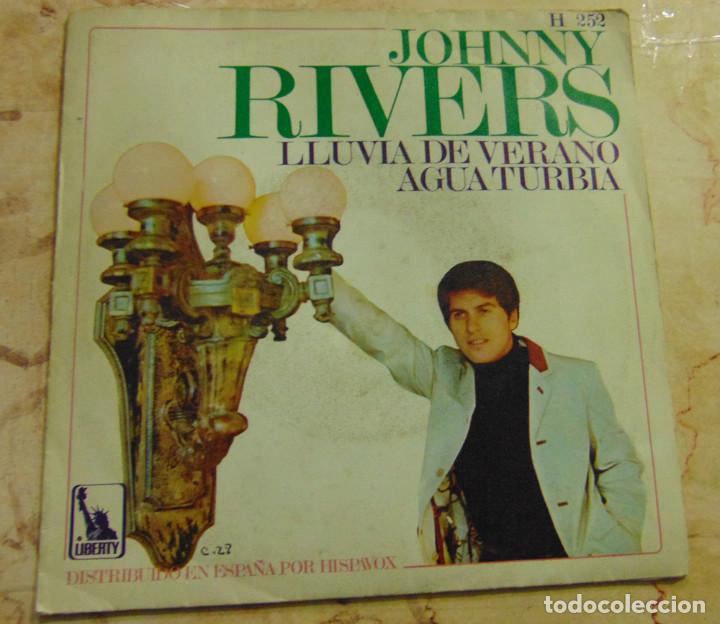 Discos de vinilo: JOHNNY RIVERS &lrm;&ndash; Summer Rain - SINGLE 1967 - Foto 1