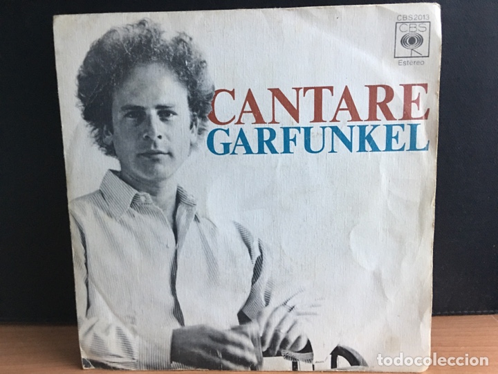 Discos de vinilo: Art Garfunkel - Cantar&eacute; (7&rdquo;, Single) (CBS) CBS 2013 - Foto 1