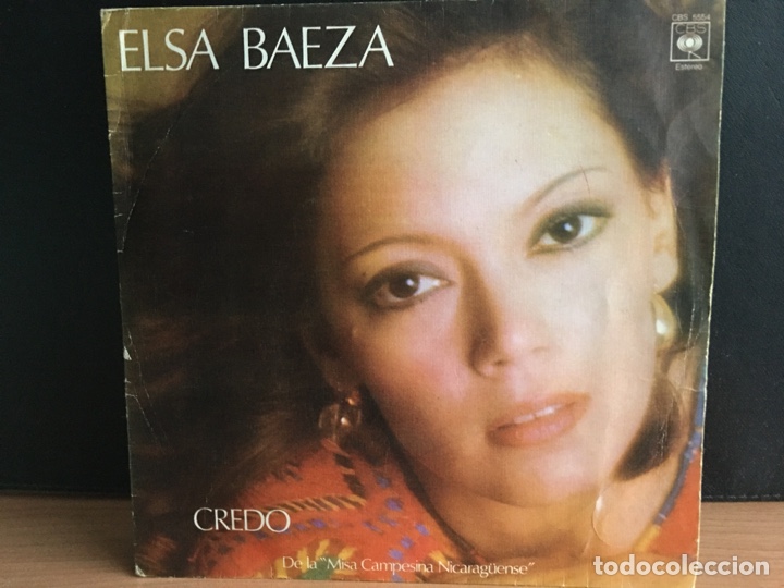 Discos de vinilo: Elsa Baeza - Credo (7&rdquo;, Single) CBS 5554 - Foto 1