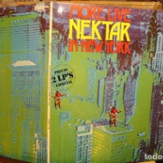Discos de vinilo: NEKTAR - MORE LIVE IN NUEVA YORK / 1979 BACILUS RECORDS / 2 LPS PROMOCIONAL DOBLE CARATULA HOJA. Lote 198494472
