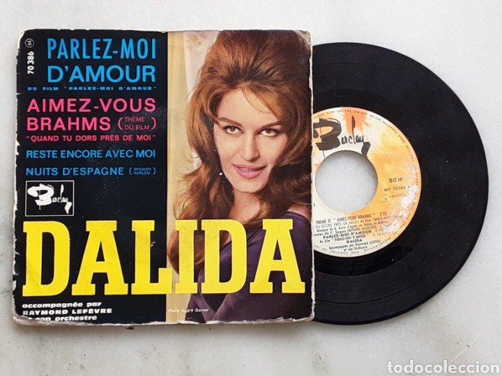 Discos de vinilo: dalida EP parlez-moi de amour +3 - Foto 1