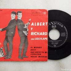 Discos de vinilo: ALBERT Y RICHARD CON LOS FLAPS EP EL MUNDO+3