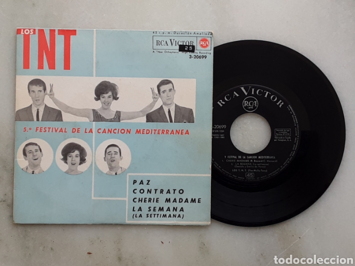 Discos de vinilo: Los TNT Ep Paz+3 - Foto 1