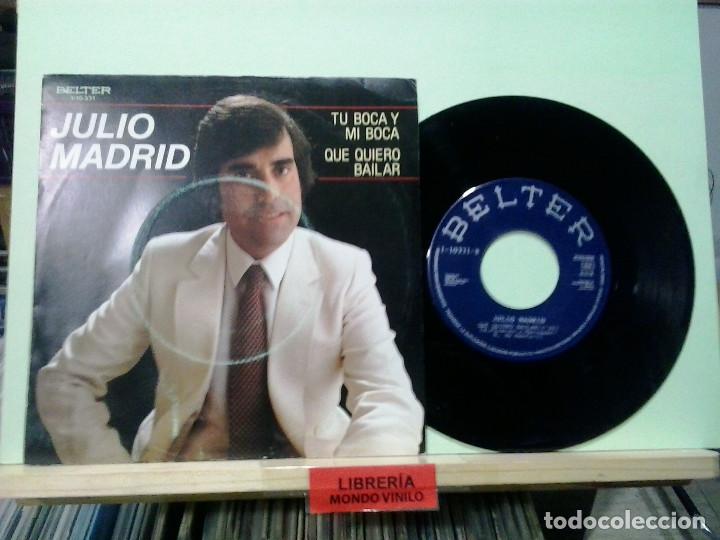 Discos de vinilo: LMV - Julio Madrid. Belter 1983, ref. 1-10.331 -- Single - Foto 1