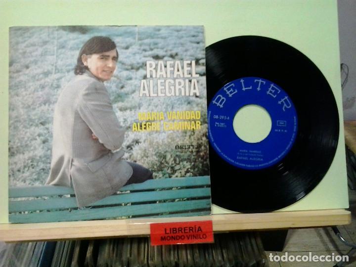 Discos de vinilo: LMV - Rafael Alegria. Belter 1973, ref. 08-295 -- Single - Foto 1