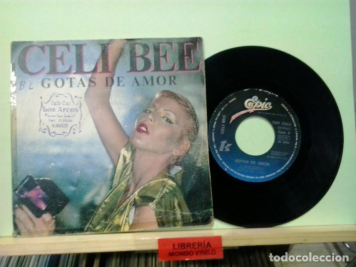 Discos de vinilo: LMV - Celi Bee. Gotas de amor. Epic 1979, ref. TKR 7563 -- Single - Foto 1