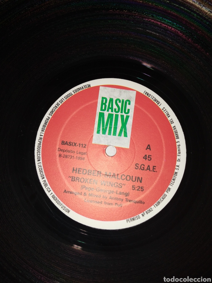 Discos de vinilo: Hedber Malcoun - Broken wings - Foto 3