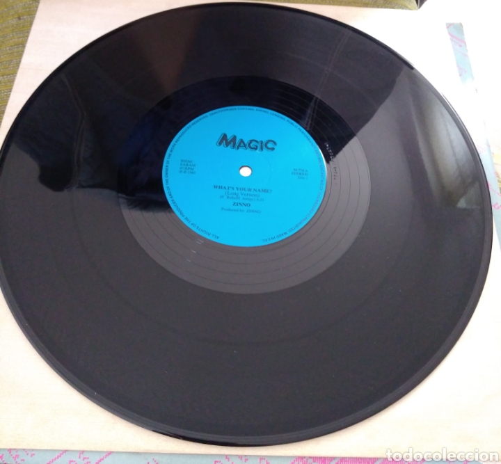 Discos de vinilo: Zinno - Whats your mame ? - Foto 2