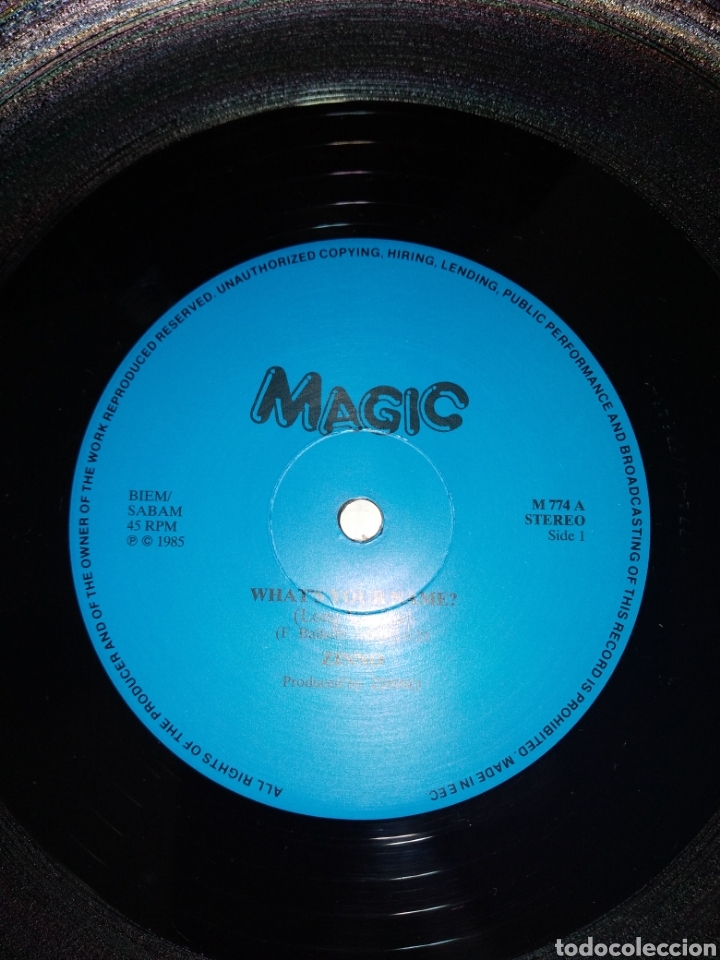 Discos de vinilo: Zinno - Whats your mame ? - Foto 3