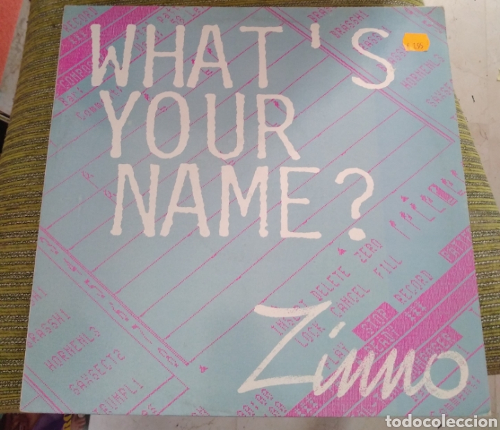 Discos de vinilo: Zinno - Whats your mame ? - Foto 1