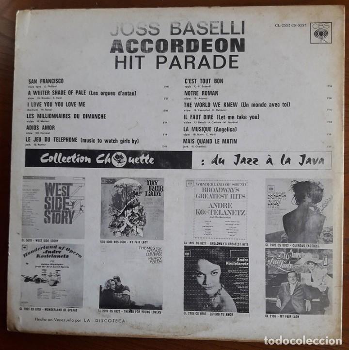 Discos de vinilo: Joss Baselli &lrm;&ndash; Accord&eacute;on Hit Parade - Foto 2