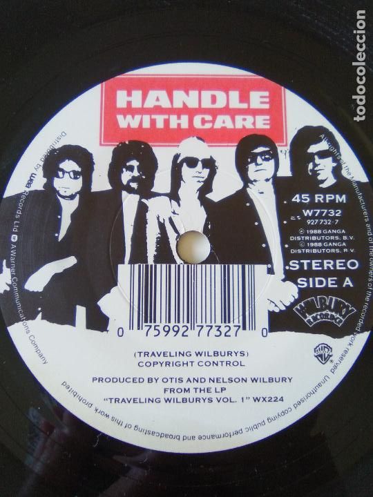 the traveling wilburys handle with care / marga Comprar Singles