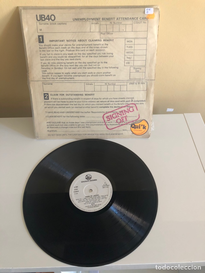 Discos de vinilo: Disco de vinilo singing off ub40 - Foto 1