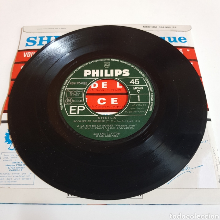 Discos de vinilo: SHEILA - ECOUTE CE DISQUE - Foto 3