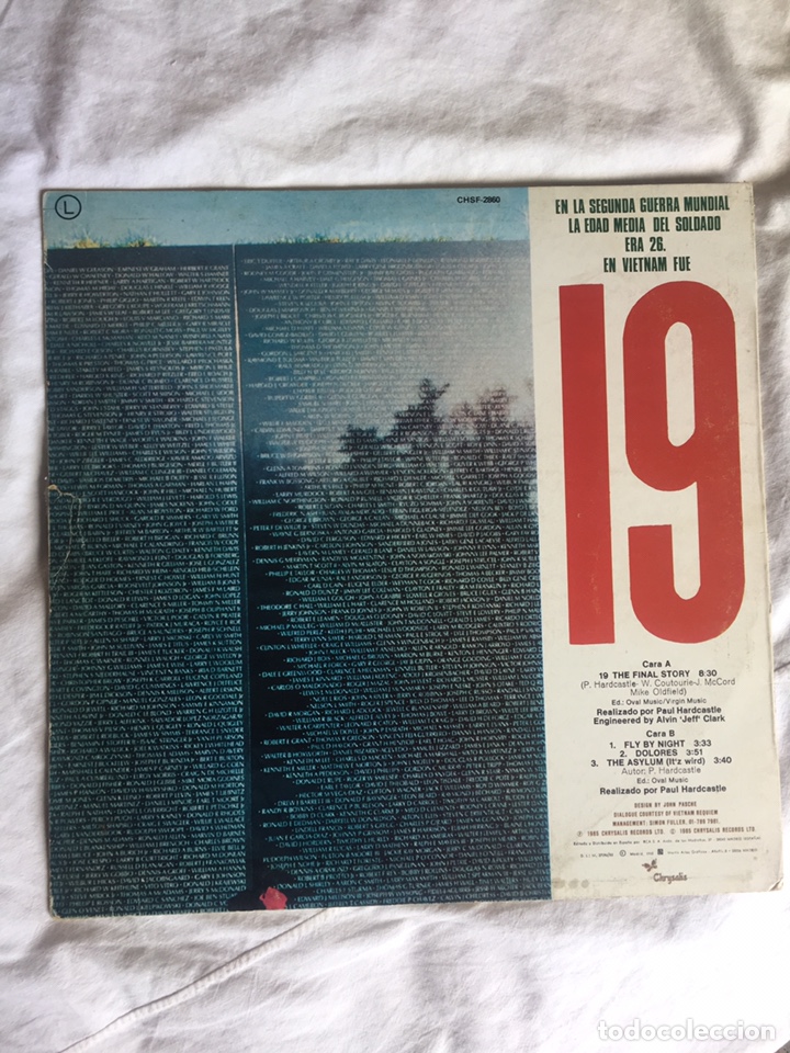 Discos de vinilo: Paul Hardcastle / 19 the final story - Foto 2