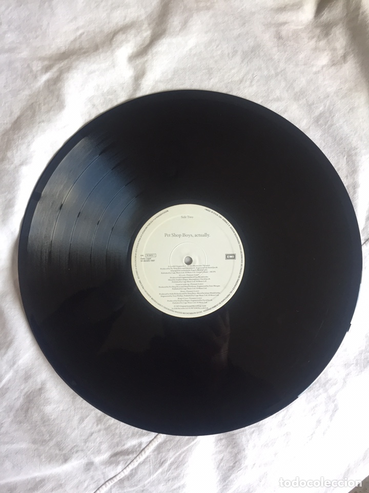 Discos de vinilo: Pet Shop Boys / actually - LP - Foto 3
