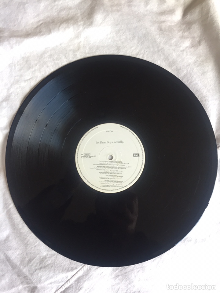 Discos de vinilo: Pet Shop Boys / actually - LP - Foto 5