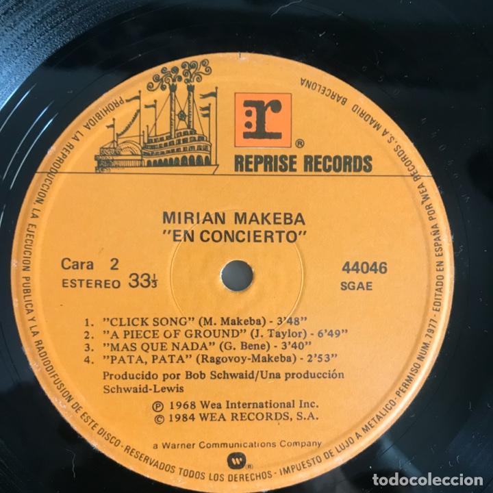 Discos de vinilo: Miriam Makeba En Concierto 1984 - Foto 3