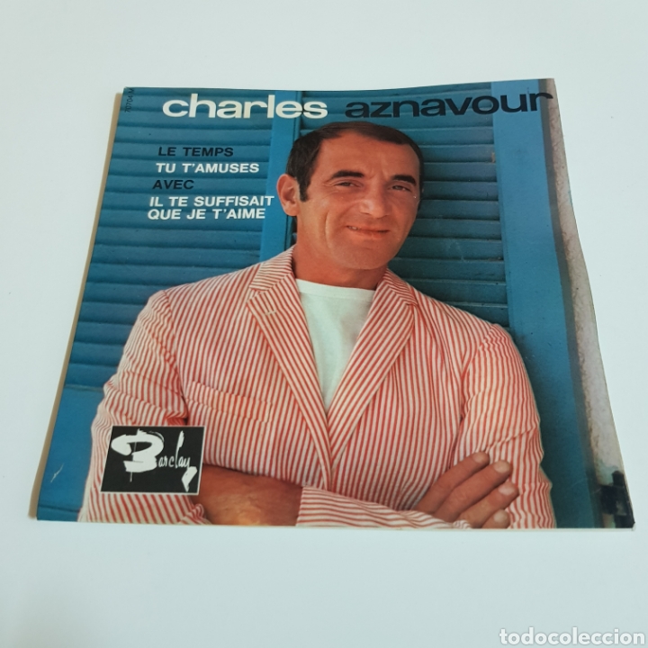 Discos de vinilo: CHARLES AZNAVOUR - LE TEMPS - BARCLAY - Foto 5