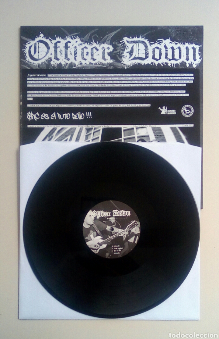 Discos de vinilo: Officer Down ?&ndash; Exterminio, Not On Label ?&ndash; none, 24 Aug 2013. Spain. - Foto 3