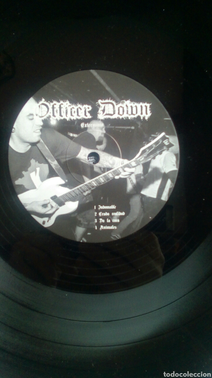 Discos de vinilo: Officer Down ?&ndash; Exterminio, Not On Label ?&ndash; none, 24 Aug 2013. Spain. - Foto 5