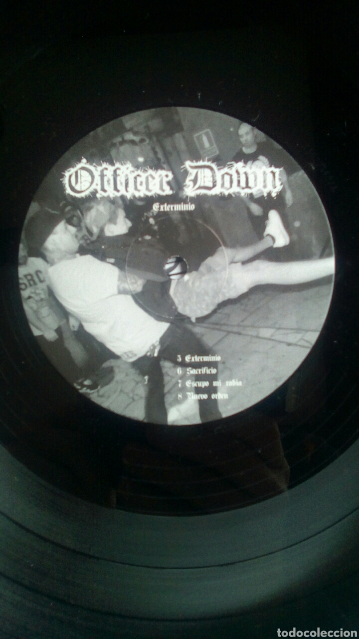 Discos de vinilo: Officer Down ?&ndash; Exterminio, Not On Label ?&ndash; none, 24 Aug 2013. Spain. - Foto 6