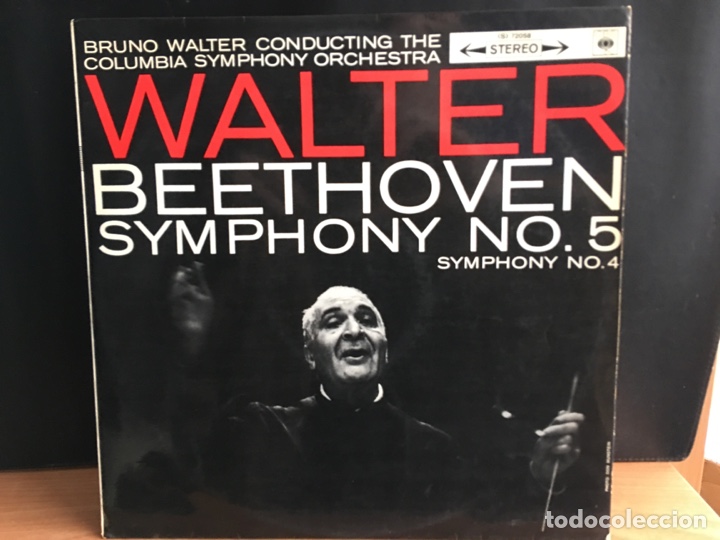 Discos de vinilo: Beethoven - Bruno Walter - Symphony No. 5 &middot; Symphony No. 4 (LP) - Foto 1