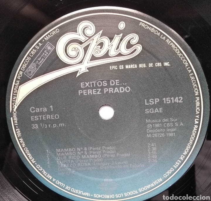 Discos de vinilo: P&eacute;rez Prado - Foto 4