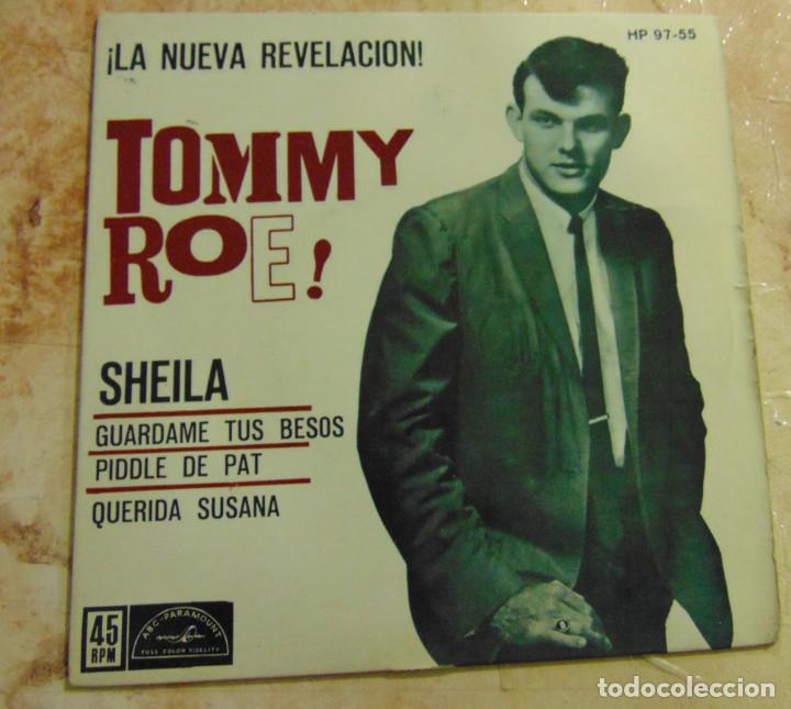 Discos de vinilo: Tommy Roe &ndash; Sheila + 3 - EP 1962 - Foto 2