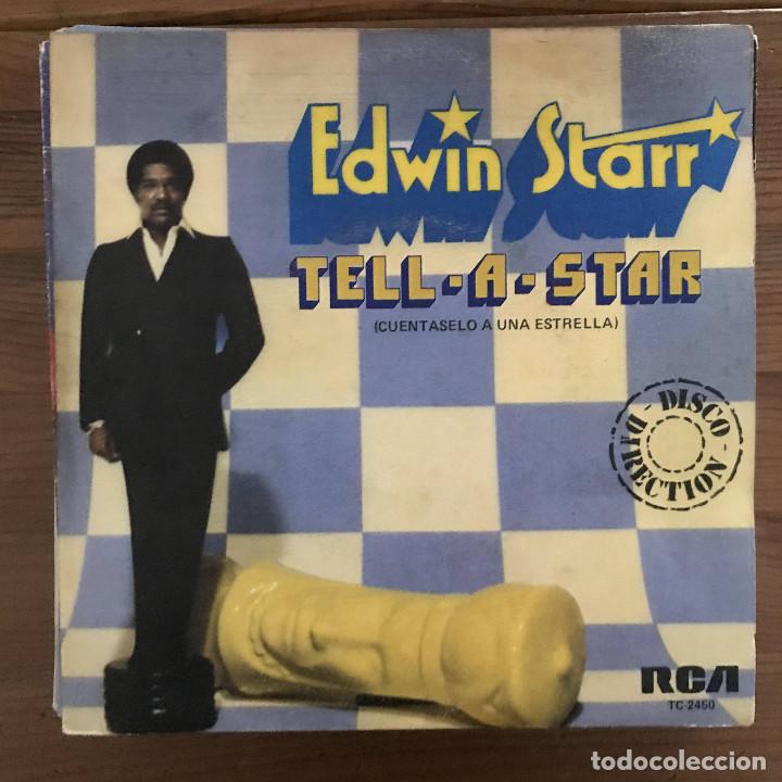 Discos de vinilo: EDWIN STARR - TELL-A-STAR - SINGLE RCA SPAIN 1980 - Foto 1