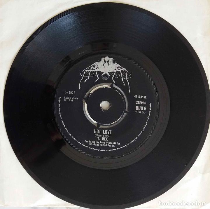 Discos de vinilo: T. REX (MARC BOLAN), HOT LOVE. SINGLE 3 TEMAS UK - Foto 1