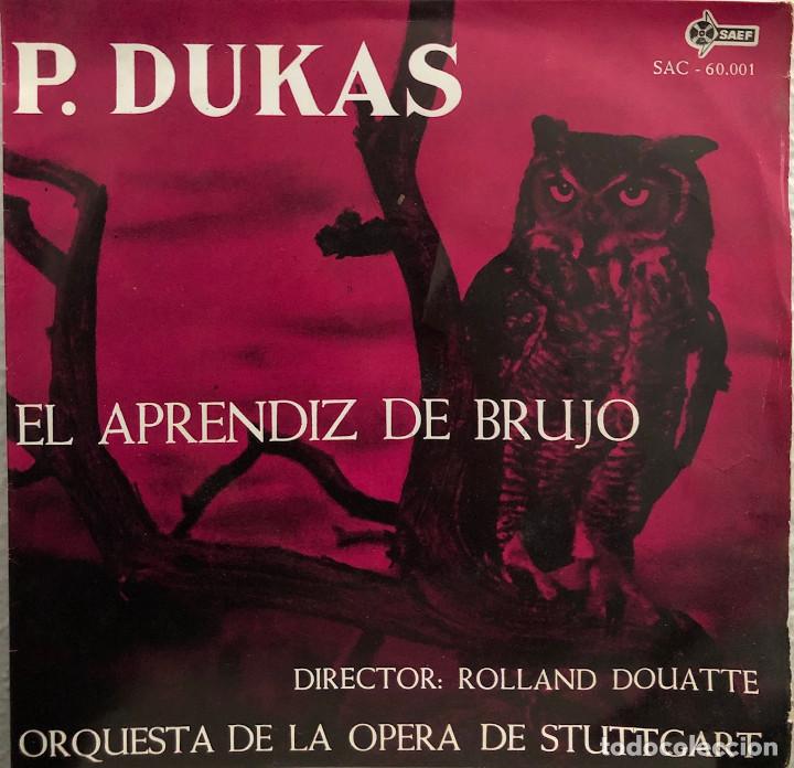 Discos de vinilo: ORQUESTA DE LA OPERA DE STUTTGART - P. DUKAS - El aprendiz de Brujo - Foto 1