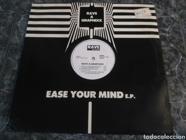 Discos de vinilo: Rave A Graphixx - Ease Your Mind E.P. - Foto 1