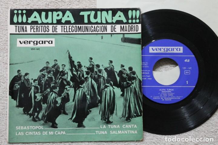 Discos de vinilo: TUNA PERITOS DE TELECOMUNICACIONES DE MADRID AUPA TUNA EP VINYL MADE IN SPAIN 1964
