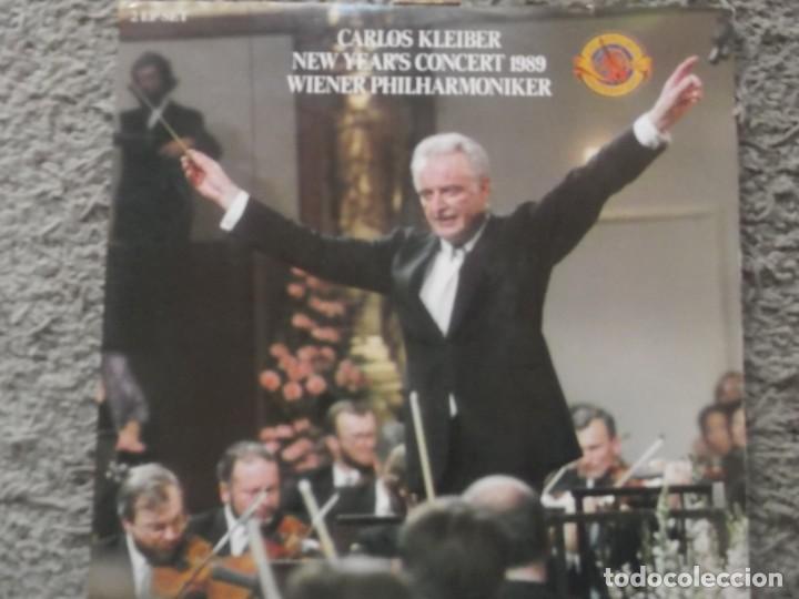 Discos de vinilo: CARLOS KLEIBER-NEW YEAR&acute;S CONCERT 1989-DOBLE LP